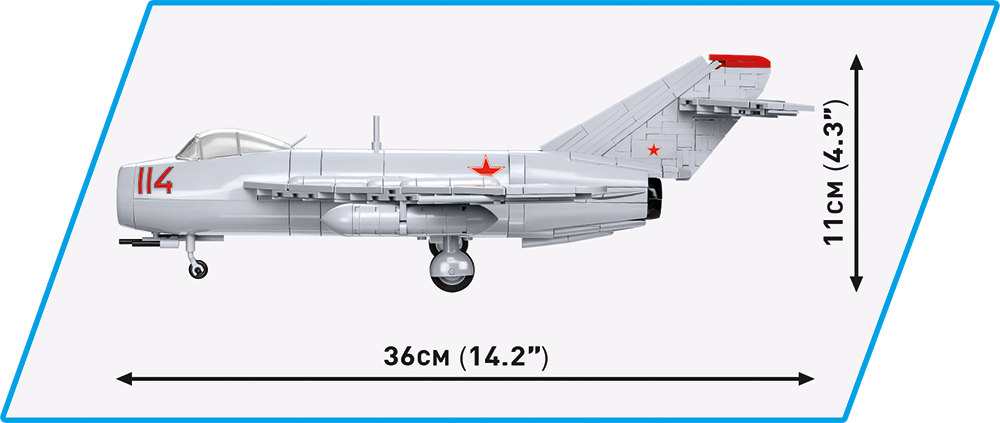 COBI® 5823 Cold War MiG-17 NATO Code "Fresco"